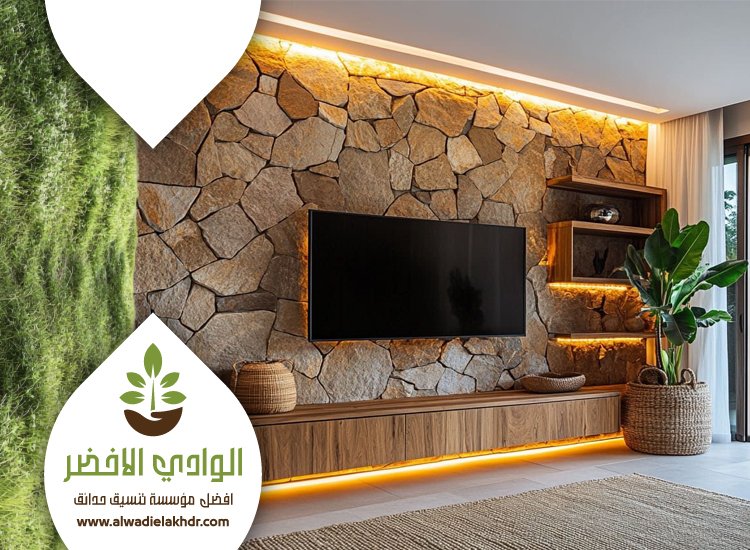 تصميم ديكورات حجرية بالرياض