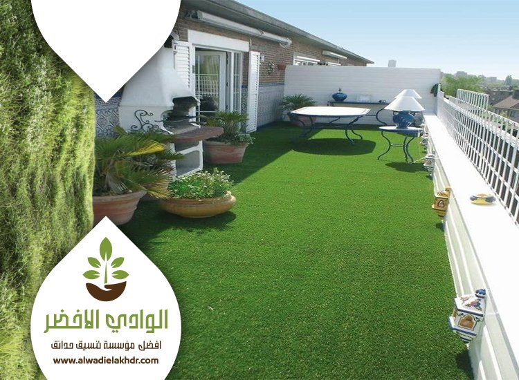 تركيب عشب صناعي بحي الواحة