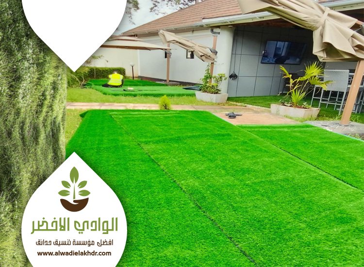 تركيب عشب بالخزامي