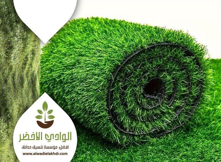 تركيب عشب بحي القيروان