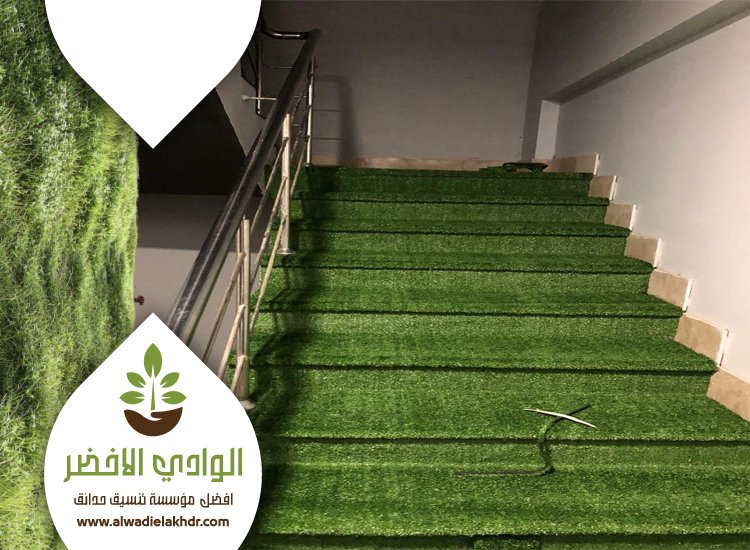 تركيب عشب بحي الربيع