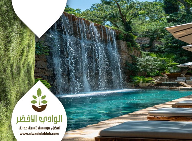 تصميم شلالات بالرياض