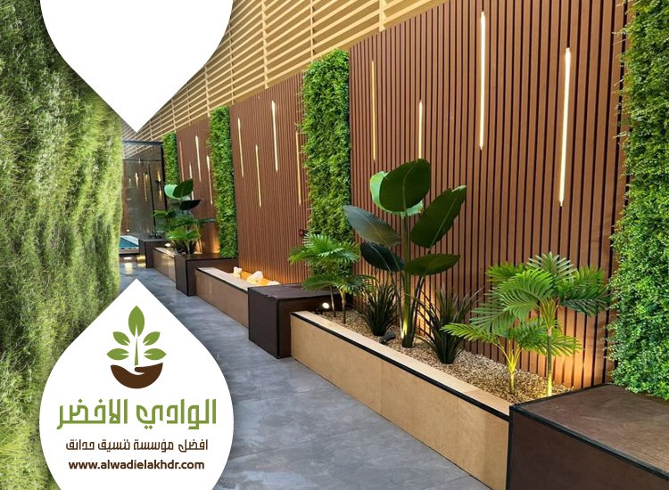 تركيب عشب جداري شمال الرياض